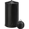 Zihpil Tenda da bagno ripiegabile con ventosa, impermeabile, per tutte le stagioni()