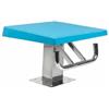 Baoblaze Piattaforma di Partenza Nuoto Blocco Partenza Pedana Base Piscina in Acciaio Inox Resistente Top Antiscivolo Montaggio Bullonato Adatta per, Piattaforma di Partenza di Primo Livello
