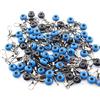 Limtula 50 3 Dimensioni in Acciaio Inox Lenza Scivolo Perline da Pesca Gancio con Gambo Clip connettore Sfere Cuscinetto connettore Girevole girelle rotanti girelle a Scatto Fagioli Spaziali
