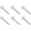 Cryfokt Set di 50 Magliette da Golf Professionali, Magliette con Palline da Golf in Legno d'Acero Durevole per Sport all'Aria Aperta, Colore Bianco, Perfette per Gli Appassionati di (42 mm)