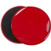 AsrMyjcx Disco Pilates Scivolante Dischi Scorrevoli Slider Fitness Attrezzo Core Supporto per Affondi E Ponti Favorisce Equilibrio E Flessibilità con, Red