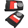 HOODANCOS 2 Pezzi Dinamometro Digitale per Mano Display Lcd, Misuratore di Forza Compatto in Abs, Versatile e Portatile per Allenamento e Riabilitazione della Forza della Mano