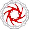 NHABXGDS Biciclette Tamburo Freno Posteriore Freno a Tambur R6 MTB Disco Freno 140 160 180 Millimetri Mountain Bike Idraulico Meccanico Pinza Rotore per Bicicletta Vtt BMX Strada(R6 140 Red)