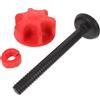 MAGICLULU Allenatore di Forza per Dita e Mani, Grip Exerciser in Pp Rosso, Regolabile per Fori 2,5-4,2cm, per Sport e Viaggio
