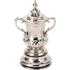 Goshyda Modello di Coppa del Trofeo di Calcio in Metallo Altamente Simulato, Decorazione degli Ornamenti della Coppa del Trofeo di Calcio, Miniatura da Collezione Resistente alla Corrosione per la