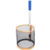 CRAFTHROU Raccoglitore per Palline da Ping Pong, Rete Portapalle Telescopica, Metallo e Nylon, Arancia, per Allenamento Tennis Tavolo