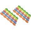 OFFSCH Marcatori per Palline da Golf 100 Pezzi Strumenti Posizione in Plastica Resistente Outdoor Adatti a Golf e Baseball Colore Casuale