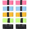 PLAFOPE 10 Pezzi Nastro Grip per Racchetta in Pu Super Assorbente e Leggero per Tennis e Badminton, Nastro Antiscivolo da 25mm X 1,1m per Impugnature di Racchette