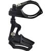 Ciieeo Guida Compatibile per di Bicicletta Lega Bici a Catena Alluminio e Plastico Nero, Facile Installazione e Sicura 31.8mm a 35mm per Uso Ciclismo