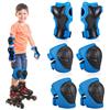TranRantic Protezioni Skateboard Bambini Set 6 in 1 Ginocchiere e Gomitiere