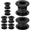 SWETRACE 4 Paia di Cuscinetti per Aste Biliardino in Plastica Nera, Materiali Resistenti e Facile Installazione per Tavolo Calcio da Tavolo Migliorano Gioco