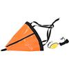 Fabater Set Galleggiante per Ancora per Barca Portatile da 24 Pollici per Kayak, Barca da Pesca, Yacht, Gommone - Ancora Resistente alla Deriva con Cinghia Rinforzata, Apertura Automatica, (Orange)