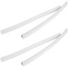 GLEAVI 4 Pezzi Protezione per Testa Snowboard in Silicone Bianco Stabilità Migliorata per Cruiser e Snowboard, Accessorio per Sport Invernali
