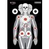 Madwolf Targets Sagome per tiro Realistiche - Scheletro - ,Tattico, precisione, istintivo, IPSC. CQB . Shooting Targets - 84,1 x 59,4 cm, (Pack 20)