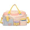 Generico Borsone Sportivo Borsa A Mano Con Tasche Multiple E Grande Capacità | Borsa Da Palestra Unisex Donna Per Viaggi Sport Palestra Brevi Gite Casual Weekend Pendolarismo Yoga Fitness Nuoto Ragazze