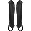 Keenso Ghette per Equitazione, Ghette per Equitazione, in Pelle Super Fibra con Cerniera su Tutta la Lunghezza e Bottone sul Fondo, Protezione Aderente per Bambini Equestre (CM)