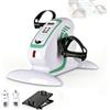 LTzygmion Mini Cyclette, Attrezzo Per Allenamento A Pedali Con Telecomando E Base, 12 Livelli Di Velocità Regolabili, 5 Livelli Di Regolazione Dellangolo, Esercizio In Avanti E Allindietro, Doppio