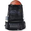 Moyad Zaino Mare con Coulisse Borsa Rete, Sacca Sportiva Palestra Unisex Adulto, Semi-trasparente Impermeabile Laundry Bag Borsa Zainetto Casual, Sacche da Spiaggia Gym Sack Viaggio Yoga, Nero