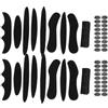 Baxnore Fodera per Casco da Bicicletta Set di Imbottiture in Spugna di Ricambio Morbide e Comode Cuscinetti in Schiuma con Gancio per Ciclismo Accessorio per Casco per Bici Elettri
