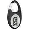 PQLXJJYUR Mini contapassi digitale sensore 3D con cordino for sport all'aria aperta corsa bambini uomini donne Walking Tracker Preciso E Facile Da Leggere(Black)