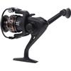 TOYANDONA Mulinello da Pesca, Fishing Reel Pieghevole Maniglia, Lega di Zinco e Rame, Nero, per Pesca Outdoor e Traina, per Pescatori Esperti e Principianti