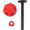 Alipis Allenatore delle Dita della Mano, Rinforzante la Presa, Pp Rosso, per Fori 2,5-4,2cm, Accessorio Fitness per Ufficio e Strumenti Musicali