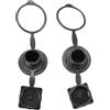 Gonetre Cappucci per Valvola dell'Aria, Coperchi per Valvole Gommoni in PVC Filettati da 2 Pezzi con Diametro Esterno di 22 Mm, per Materasso Ad Aria per Kayak, Canoa