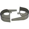 TOYANDONA 2 Pezzi Copricatena Bici Chain Guard in Plastico Nero Protezione Catena per Bici da Strada Resistente All'olio