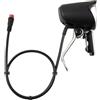 Xweptuy Faro per Bici, Luce Anteriore per Bici da 6 V, 12 V, 24, 36, 48, 60 con Spina Impermeabile e Cavo da 16, luci di Ricambio modificate in plastica per la Guida Notturna