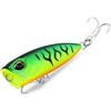 Lastdaytime 4 cm 9 colori Popper Lure 3.2g realistico occhio 3D incorporato sfere in acciaio suono (H)