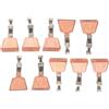 HYTROVE 10 Pezzi Campanello da Pesca Campanello Allarme per Canna da Pesca Clip in Acciaio Inossidabile