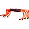 KQFCAZRE 5 Pezzi Ostacolo in Plastica con Maniglia Antiurto Ostacoli da Allenamento Infrangibili per Allenatori, Scuole, Arancione-Rosso, 15cm