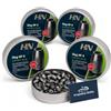 Arapaima Beitia Multipack 600 palline H&N Slug HP II 6,35 mm/.25 da 34 g/2,20 g