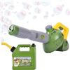 John Deere Bubble Leaf Blower giocattolo per bambini include una bombola di gas di ricarica per bolle da 40 once, macchina per bolle all'aperto per bambini, facile da usare, gioco all'aperto, ottimo