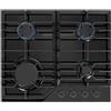 Kernau KGH 6431 CI B, Piano cottura a gas, Black