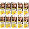 Palette Confezione da 10 shampoo Color 7 - 554 (317) Nut Blond Hair Color - Full Box - con istruzioni in lingua inglese (lingua italiana non garantita)