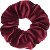 Specora - Classic Velvet Scrunchie Bordeaux Rosso - Confezione da 1 - 14 cm - Morbido, voluminoso e delicato sui capelli - Elastico per capelli da donna