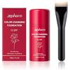 exatta Fondotinta che cambia colore, Fondotinta, per pelli mature SPF15, 30 ml | con pennello, correttore lungo 24H, resistente all'umidità, impermeabile, schiarisce la pelle, il trucco della pelle
