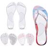 HABVPU 3 Paia Cuscinetti Metatarsali Donna per Infradito e Sandali,Solette Antiscivolo in Gel Trasparente per Tacchi Alti,Protezione Metatarso Adesiva per Scarpe Aperte,2 Paia Piccole e 1 Paio Grande
