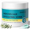 SHVYOG Scrub Esfoliante per Peli Incarniti con BHA, AHA, Niacinamide - Leviga e Lenisce Delicatamente le Pelli Sensibili, Cura dei Brufoli da Rasoio, per Donna e Uomo, 250g