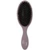Generico Eden Spazzola per Capelli con Setole di Cinghiale Naturali, Manico Satinato Antiscivolo, Grigio
