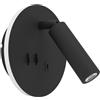 Eglo FANZAROTTA lampada a parete con spina, con USB, LED, 902162, FANZAROTTA [Lampade per Interni > Lampade a Parete]