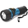 Velamp IMPULSE Torcia LED impermeabile 3W - Impugnatura antiscivolo e laccetto - Alta potenza e resistenza - Per uso esterno ed emergenze - 2 batterie tipo D
