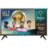 HISENSE 40A4Q,101,6 CM (40 Pollici), 1366 x 768 Pixel, Dled , Smart-Tv, WLAN,