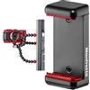 Joby Gorillapod Magnetic 325, Mini Treppiede Flessibile Con Piedini Magnetici E Testa A Sfera Integrata Per Fotocamere & Manfrotto Mclamp - Attacco Universale Per Smartphone, Compatto, Pieghevole