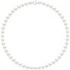 PEARLS & COLORS - Collana Prestige - Perle coltivate d'acqua dolce rotonde 10-11 mm - Qualità AAA+ - Lunghezza 50 cm - Disponibile in oro giallo e bianco - Gioielli da donna