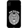 New Zealand Rugby Maori Inspired Kiwi Ha Custodia per iPhone XS Max Nuova Zelanda Rugby Vintage Maori Haka Face e Silver Ferns