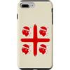 SARDEGNA Custodia per iPhone 7 Plus/8 Plus 4 BANDIERA DELL'ISOLA MORI SARDEGNA