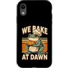 Frog Bakery Dawn Baking Morning Custodia per iPhone XR Facciamo da forno al Dawn Frog Baker