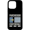 Dim's Designs Custodia per iPhone 15 Pro Max Parcheggio Esistenziale - Ironia per Automobilisti